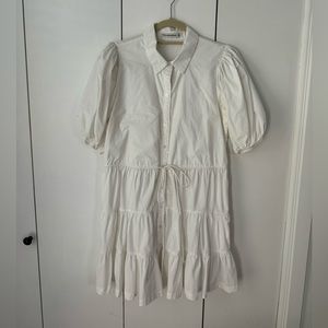 Abercrombie Button-Down Puff Sleeve Dress